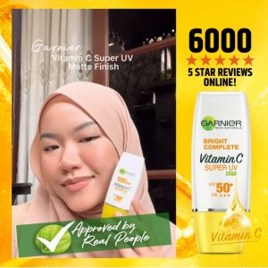 Garnier Bright Complete Super UV (30ml) | Matte Finish | Sunscreen/Sunblock SPF50/PA++++ - Spot-Proof Your Skin