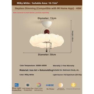 FANZHEN | Pumpkin Bubble Personalized Droplet Design Warm Bedroom Ceiling Light