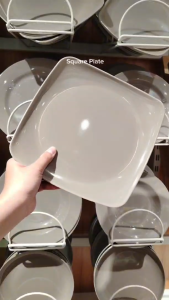 6pcs set Grey Melamine Dinnerware Plate / Bowl / Saucer / Cup (A-688 GREY) Smart Kitchen Ph