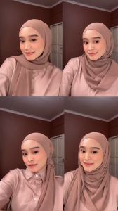 Hijab Phasmina Inner 2in1 Ceruty Babydoll/Hijab Instan 2in1 Inner 175CM X 75CM/Kerudung Phasmina Inner/Ceruty Babydoll Inner 2in1