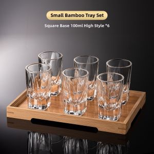 BOANG | Elegant Thick Glass Baijiu Cup Dividing Dispenser 100ml