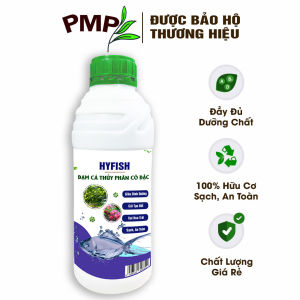 Phân đạm cá hữu cơ Hyfish PMP cho rau sạch hoa cây cảnh cây ăn trái (01 lít)