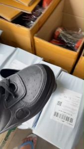 รองเท้ายางพื้นปุ่มลุยสวนไร่นาตราม้าดำ922size37-43(ไม่มีกล่อง)