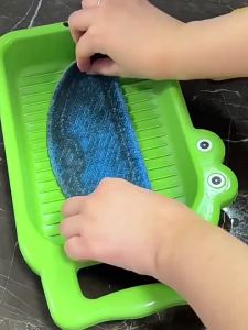 Cartoon Crocodile Washboard Multifunctional Non-Slip Hand Wash Board for Dormitory Underwear Household Laundry