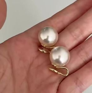 Pearl Non-Pierced Clip-On Earrings Pads for Women 2026 Popular High-End Stud Earrings Non-Painful Alloy