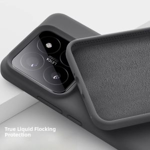 Sup&LV | Liquid Silicone Phone Case For Xiaomi 15 Pro 14 Ultra 13 New Model 12 Pro Minimalist Pure Color Soft Shell Protection Against Drops