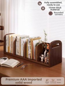 XUNHUAI | Book Organizer Storage Bookshelf Home Easy
