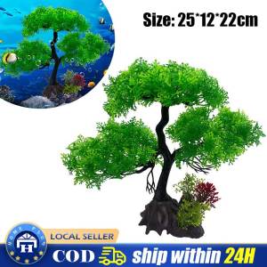 Plastic Artificial Pine Tree Underwater Plant Water Grass Simulated Plant Fish Tank Landscaping