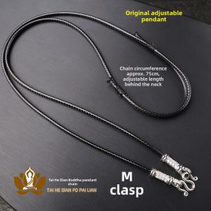 New Thai Authentic Buddha Brand Necklace Adjustable Length Single Double Three Pendants Hanging Cord for Couples Fashion Accessories