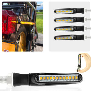 สากลรถจักรยานยนต์ไฟเลี้ยว LED ไฟสีเหลืองอำพันไฟกะพริบสำหรับคาวาซากิ Z1000SX Z750 Z1000 Z650 Z900 Z800 Z250 Z30