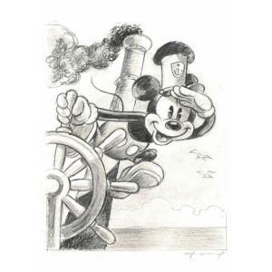 Disney Cartoon Canvas Painting Mickey Mouse Posters and Prints Nursery Wall Art Picture for Living Room Home Decoration