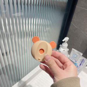 Giá Để Chổi Cọ Răng Điện Hình Gấu Không Cần Khoan Chống Thấm Nước Chống Ẩm Giá Để Chổi Cọ Răng Gắn Tường Phong Cách Bắc Âu Đơn Sắc