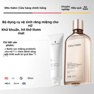 Otto Hahn | Nước Súc Miệng Chứa Probiotic Chống Sâu Răng Dưỡng Khoáng Làm Mát Lưỡi Không Chứa Cồn Cho Nam