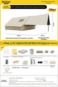BEIANLANG | Automatic Inflatable Large Waterproof Portable Camping Tent Set
