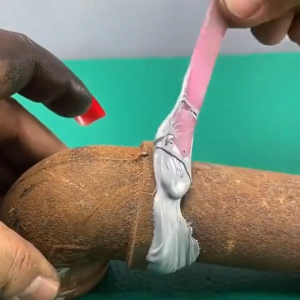 Lem AB Besi Super Kuat Tahan Panas Lem Perekat Super 100g Untuk Reparasi Mobil / Rumah (lem Besi Kayu Kaca Plastik Karet Metal)lem Perekat Super Pasta Perbaikan Metal Casting Glue 【Dapat Digunakan Selama 20 Tahun