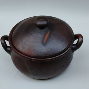 Panci Kendil Kuali Gudeg Rebus Godog Jamu Herbal Tanah Liat - D 26 cm Diameter 26 cm Kapasitas 5.5 Liter