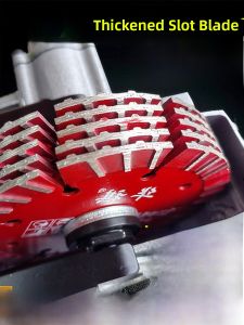 Huaqi Thickened Concrete Cutting Disc for Water And Electric Slotting Machines High Hardness Wall Selection Enhanced Oblique Tooth