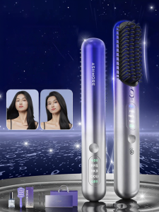 ASHMORE | Negative Ion Portable Hair Straightening Brush