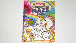 Unicorn Mazes & Colouring Activity Book for Children with over 40 Mazes 48 Pages