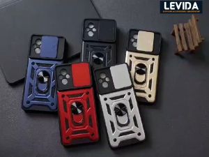 Case Realme C67 Case Robot Slide Kamera Protect Ringstand
