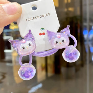 Shiny Childrens Meleti Kuroko Hair Ties Rubber Bands Advanced Sensation Little Girl Knot Headbands Hair Rings Fashionable Korean Style