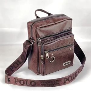 Tas Selempang Polo Amstar Kulit PU 10\"iNCH Tas Pria Slingbag
