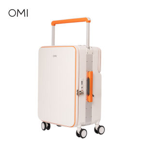 Omi 20-Inch Carry-On Luggage Large Capacity 25-Inch Suitcase with Universal Wheels And Pull Rod for Travel