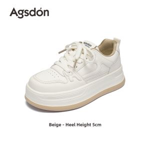 Agsdon | Height-increasing Versatile White Shoes