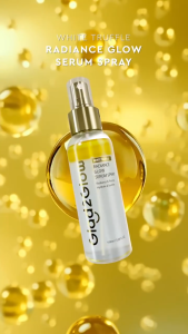 【New Launch】Glad2Glow White Truffle Radiance Glow Serum Spray 100ml Hydrating & Soothing Bi-Phase Solution