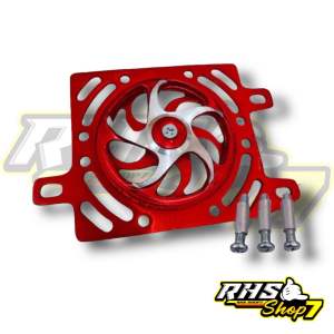 COVER RADIATOR SPINER PUTAR HONDA VARIO 125 150 PCX 150 ADV 150 SPINER PUTAR MODEL TANAM ALMUNIUM BONUS BAUT