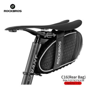 Saddle Bag Rockbros - Tas Sadel Sepeda 3D Shell C16 Original
