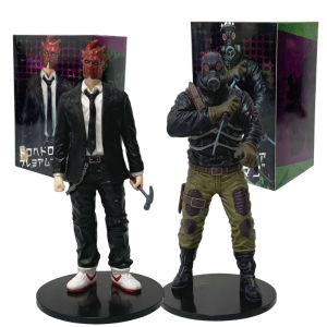 Bandai | In Stock Anime Dorohedoro Kaiman Shin Lizard Head Gas Mask Action Figure Pvc Desktop Ornament Model Collection Toys Gifts