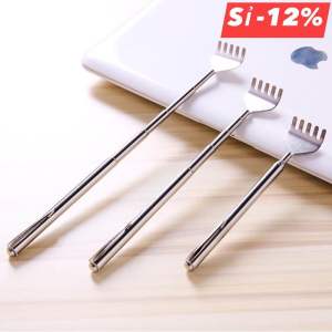 Cây Gãi Lưng Gãi Ngứa Inox Rút Gọn Kéo Dài An Toàn Không Trầy Xước Da