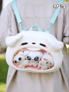 WAIGUOCHUPIN | Cute Fluffy Bag with Adjustable Strap
