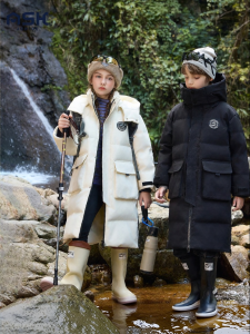 Ask Junior | Warm Long Childrens Down Jacket