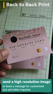 Customized 50 PCS Label Thank You Card Gift Card Discount Card 200gsm