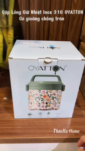 Cặp Lồng Giữ Nhiệt Inox 316 Oyatton O53 Dung Tích 1700ml Kèm Đũa Thìa Inox