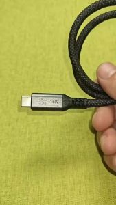 Cáp UGOURD Thunderbolt 5 80Gbps USB4 Gen4 Type C To C 240W Cáp Sạc Tương Thích Với Thunderbolt 4/3 40Gbps Cho EGPU