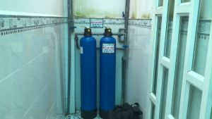 Bộ lọc nước đầu nguồn 2 cột Composite 1054 xử lý phèn kim loại