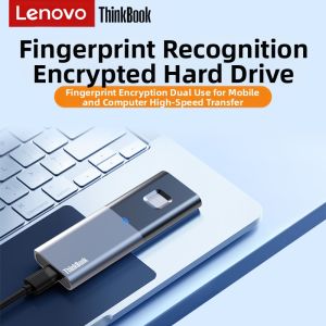 Retevis | Lenovo ThinkBook Mobile Solid State Drive High Speed 2T 1T with Fingerprint Recognition for Phone And Computer USB3.2 Flash Memory