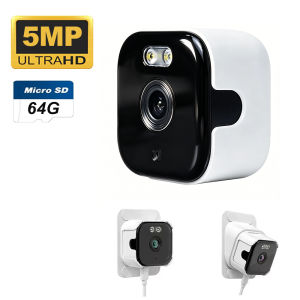 5MP Window Security Camera 5GHz WiFi Indoor Cam Color Night Vision Motion Detection 24/7 Recording Quick Install for Home O-KAM