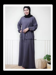 RAP COLLECTION ABAYA basic turki gamis busuy wanita terbaru ada saku S M L XL XXL