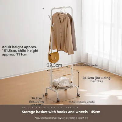 LANJIAOLUO | Small Mobile Garment Rack