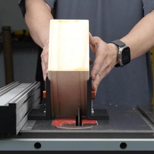 ชุดจิ๊กทำร่องไม้แบบมุมฉาก 2 ชิ้น สำหรับงานไม้ จิ๊กทำร่องปรับได้ ทำจากอะลูมิเนียมอัลลอยด์ สำหรับเฟอร์นิเจอร์ในบ้าน กรอบรูป ลิ้นชัก