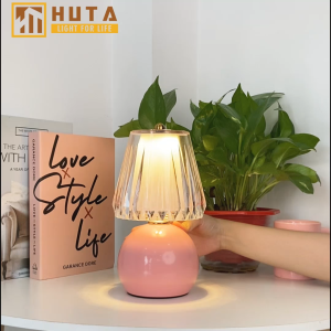 Đèn ngủ decor phòng HUTA Light For Life T12 trang trí phòng ngủ Hàn Quốc điều chỉnh độ sáng 3 màu ánh sáng dịu nhẹ