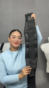 XINBIE Korset Terapi Pinggang Pemanas Pereda Nyeri Pinggul Sabuk Penghangat Saraf Kejepit Tourmaline