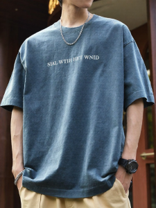 SZON | Summer Fashion Washed Vintage Cotton Men T-Shirt