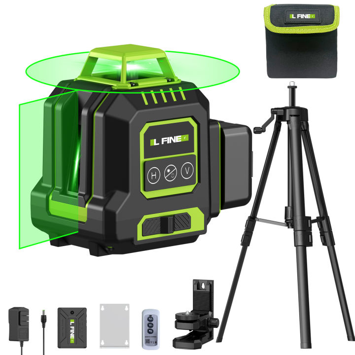 LFINE 5 Lines Professional Laser Level automatic 360° SelfLeveling