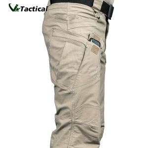 Nam Plus Kích Thước Chiến Thuật Hàng Hóa Quần Phong Cách Quân Đội Ngoài Trời Quần Jogger Có Nhiều Túi Trung Polyester Safari Phong Cách Quần