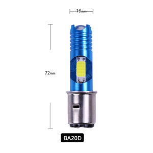 H4 LED Ba20d h6m led p15d LED Motorcycle headlights RGB Flashing light Signal Lamp Fog lights drl Driving light Strobe moto bulb